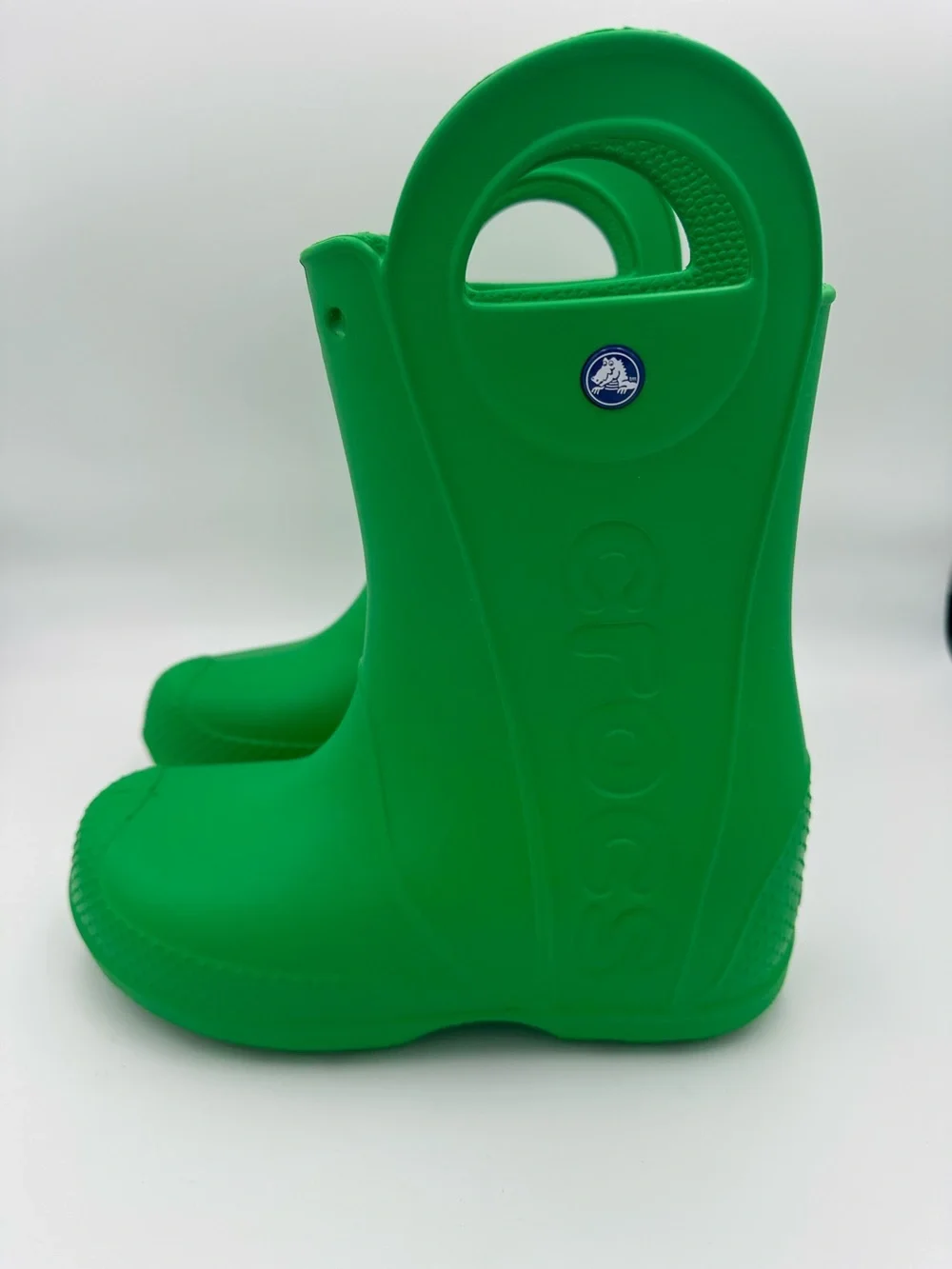 Crocs Handle It Green Boots Size J-3